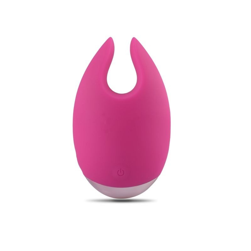 clitoris stimulator rechargeable vaginal vibrator in silicone clit shell