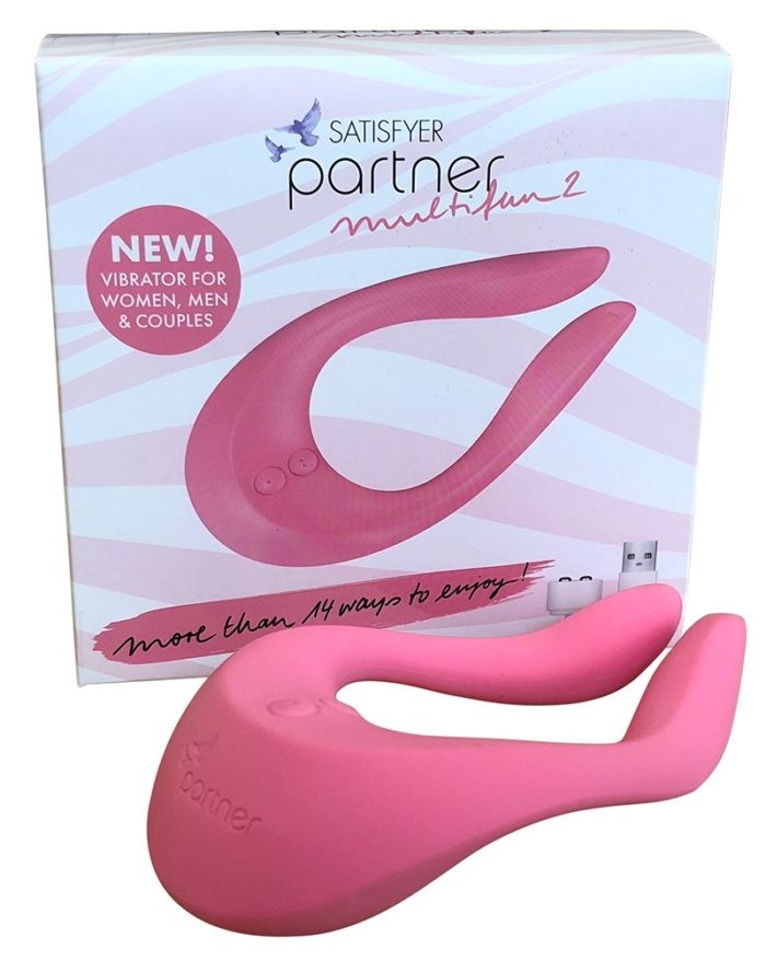 Silicone vaginal stimulator for couples, double clitoris vibrator, satisfyer partner