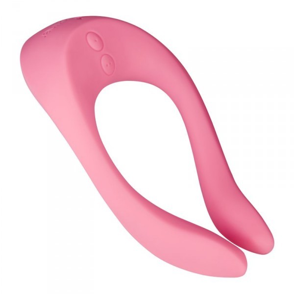 Silicone vaginal stimulator for couples, double clitoris vibrator, satisfyer partner