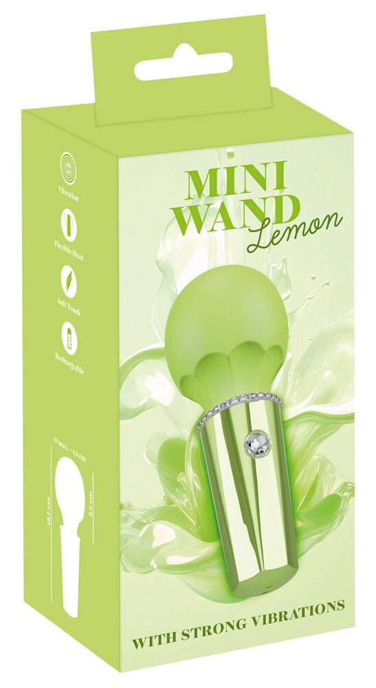 Stimolatore Vaginale Mini wand lemon