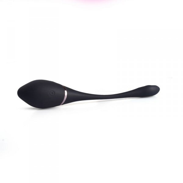 Rechargeable clitoral vibrator vaginal stimulator with remote control
