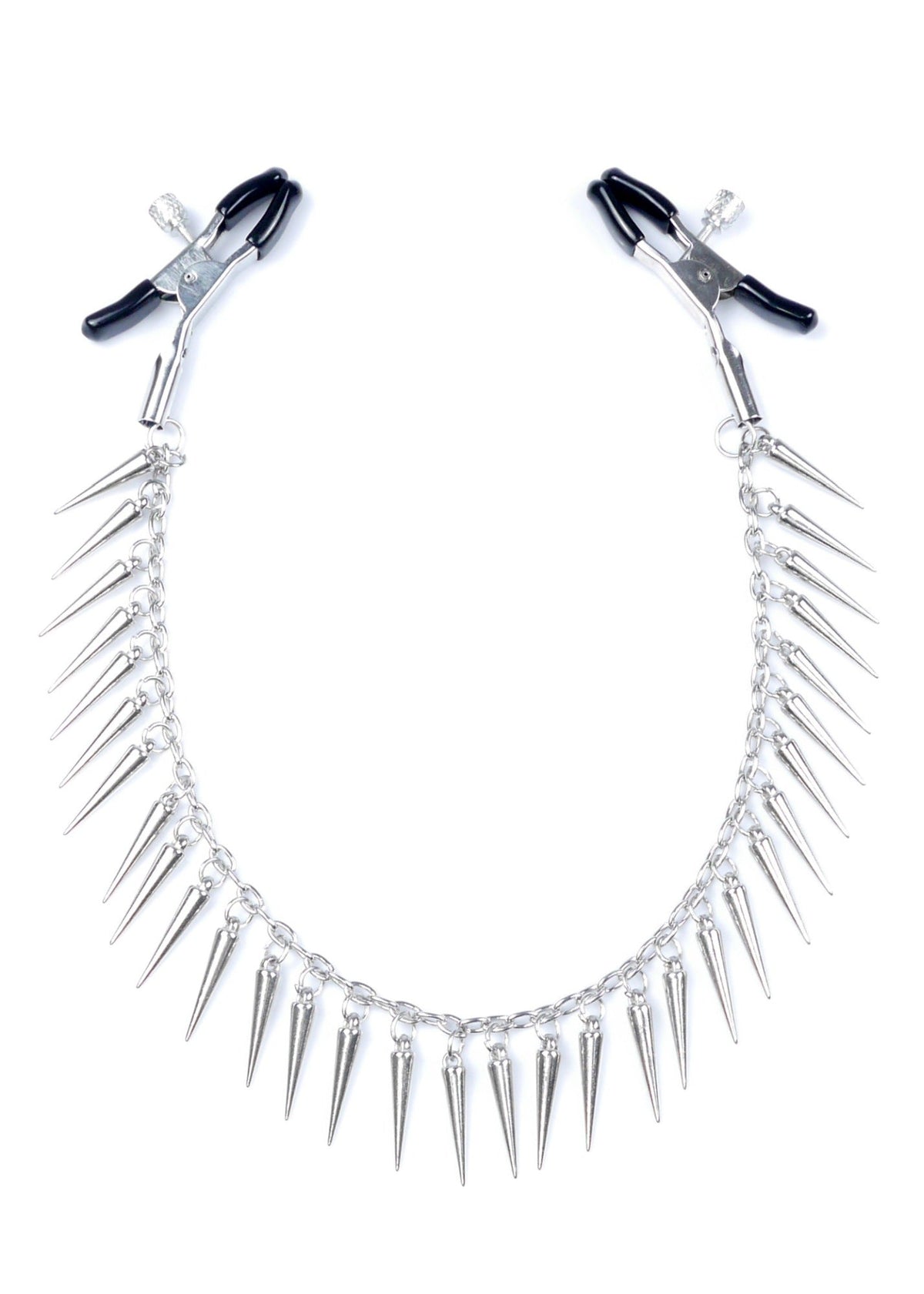 Brustwarzenklemmen Silberkette von B-series | Nippelklemmen
