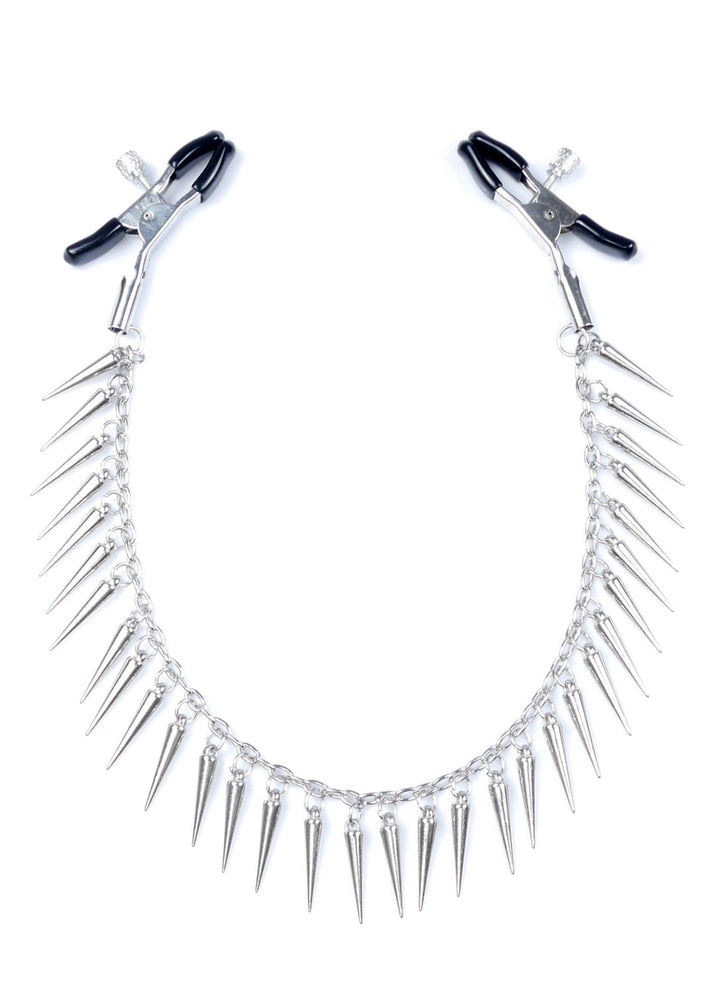 Brustwarzenklemmen Silberkette von B-series | Nippelklemmen