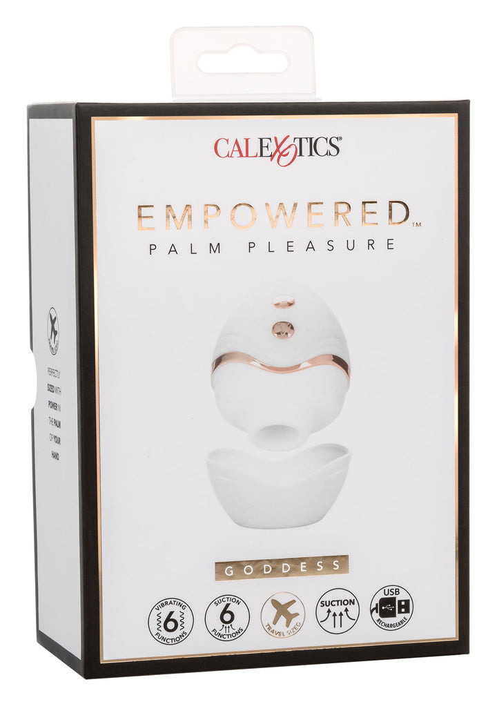 Palm Pleasure Goddess rechargeable clit sucker