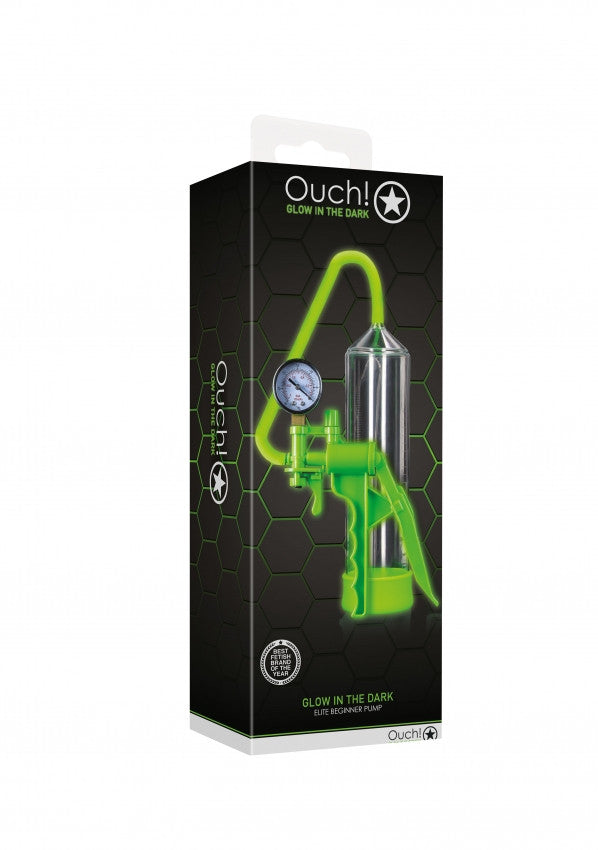 Elite Beginner Pump Penis Developer - GitD - Neon Green