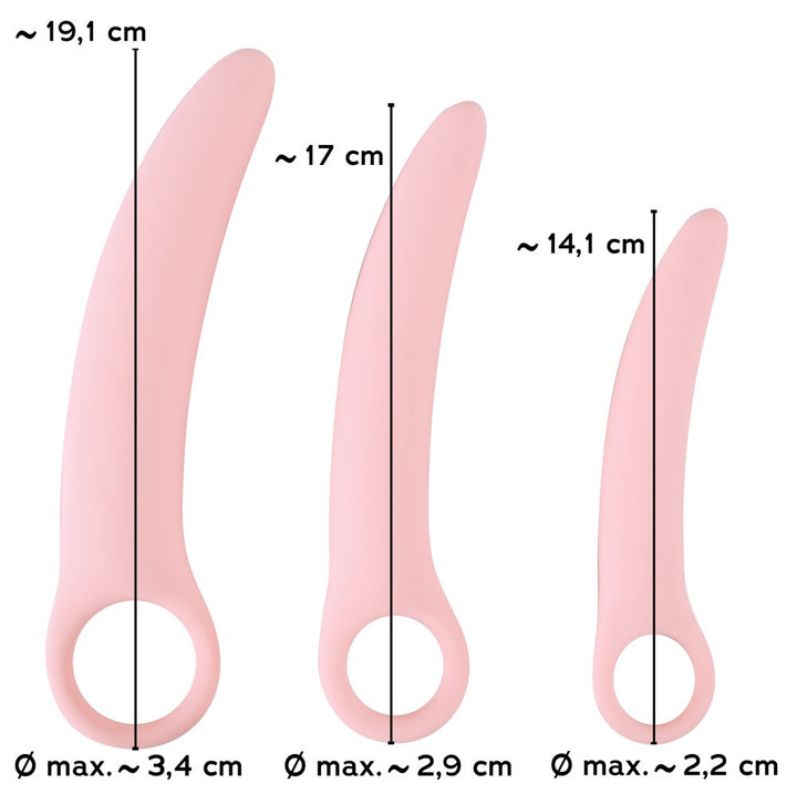 3 Piece Silicone Dildo Trainer