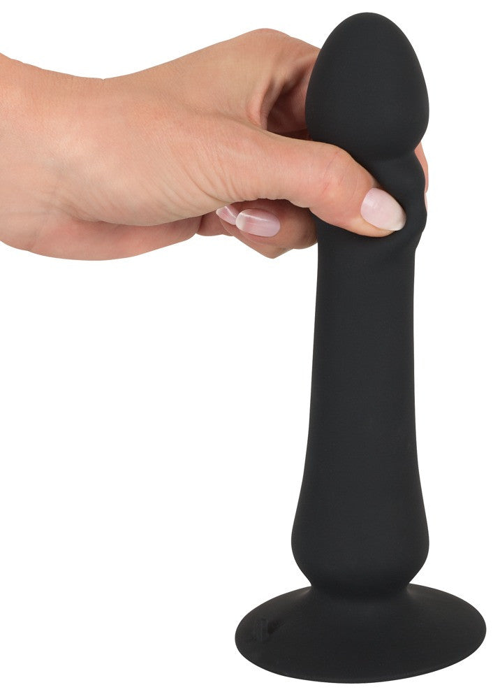 Anal vibrator with remote control and suction cup Anal plug in silicone