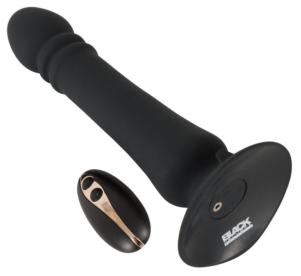 Anal vibrator with remote control and suction cup Anal plug in silicone