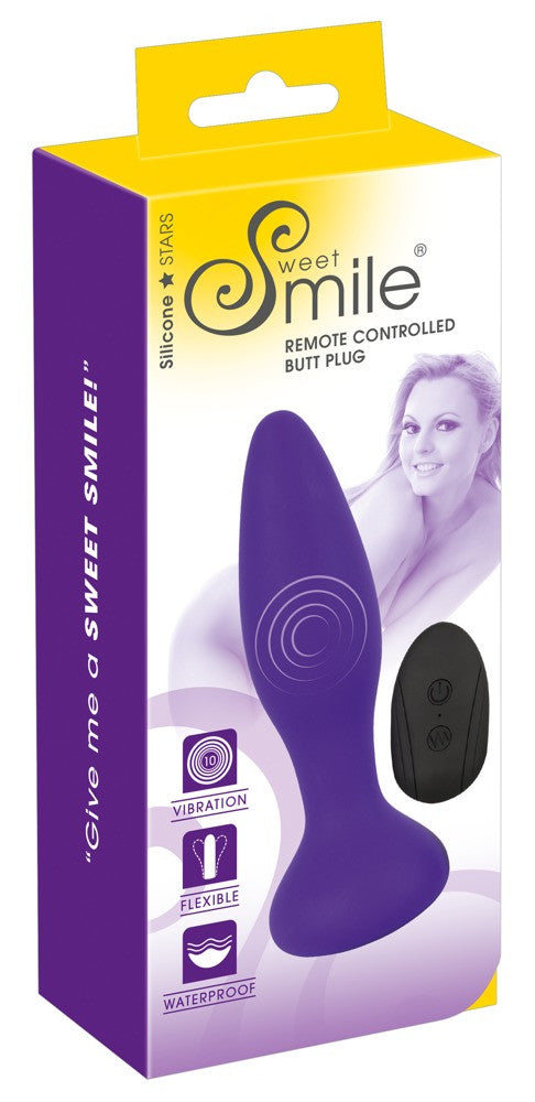 Rechargeable RC Butt Plug Anal Vibrator