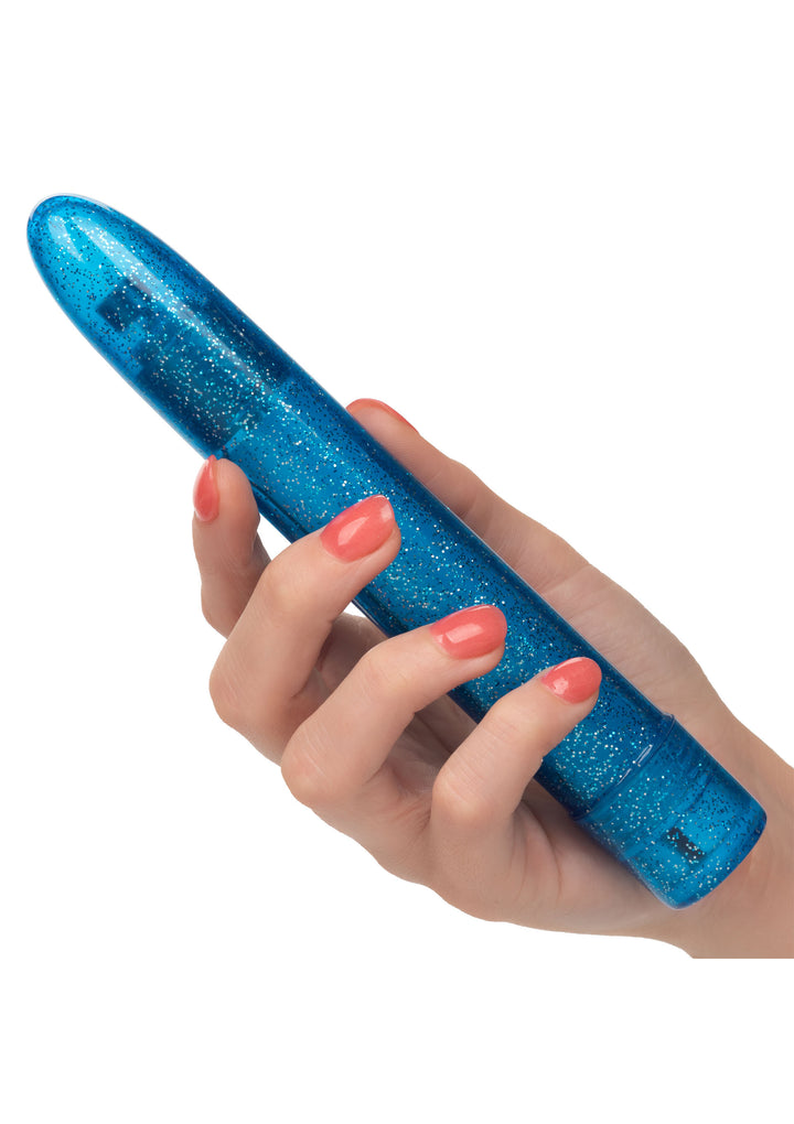 Classic blue Sparkle Slim Vibe vibrator