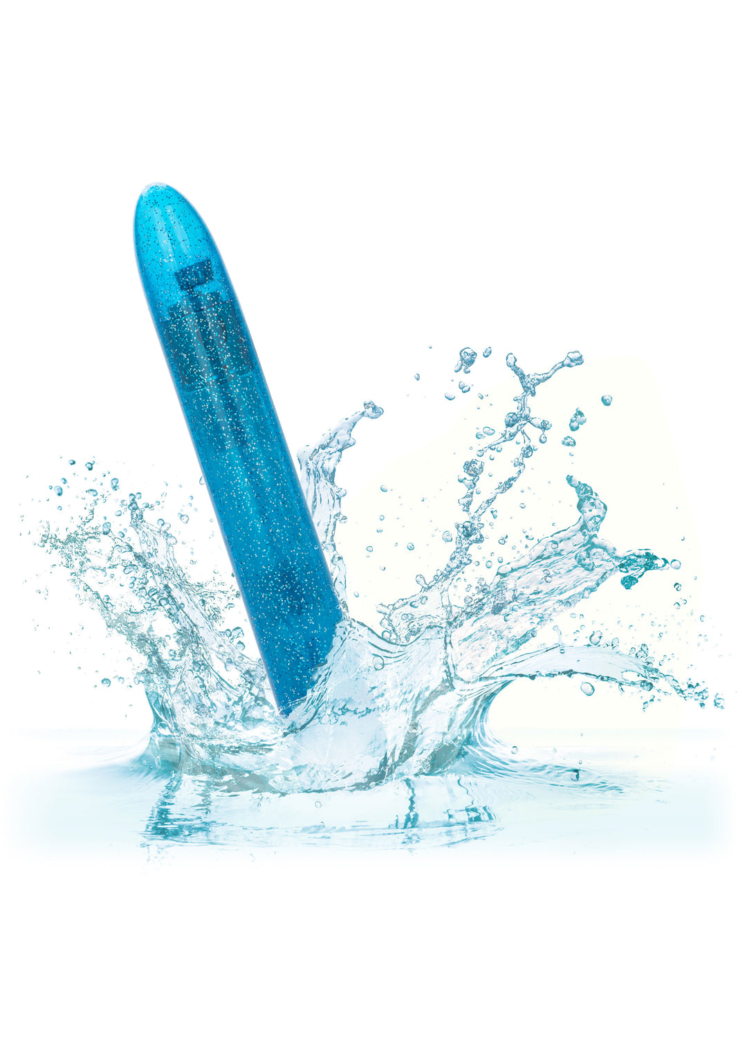 Classic blue Sparkle Slim Vibe vibrator