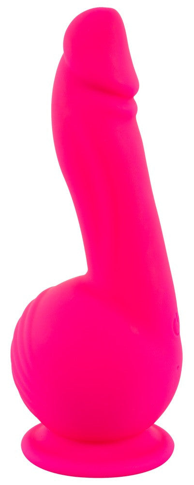 Vibrator with suction cup Powerful Vibrator Pink - 19cm