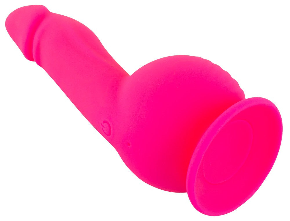 Vibrator with suction cup Powerful Vibrator Pink - 19cm