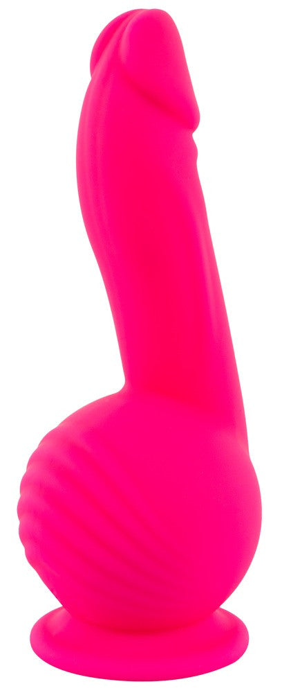 Vibrator with suction cup Powerful Vibrator Pink - 19cm