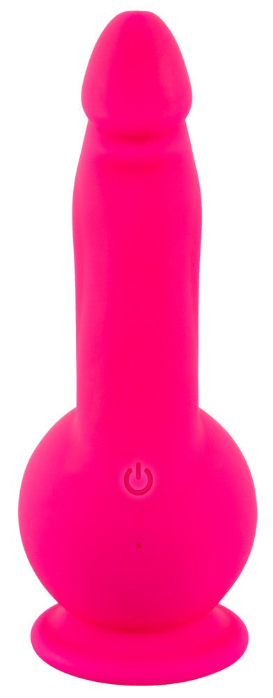 Vibrator with suction cup Powerful Vibrator Pink - 19cm