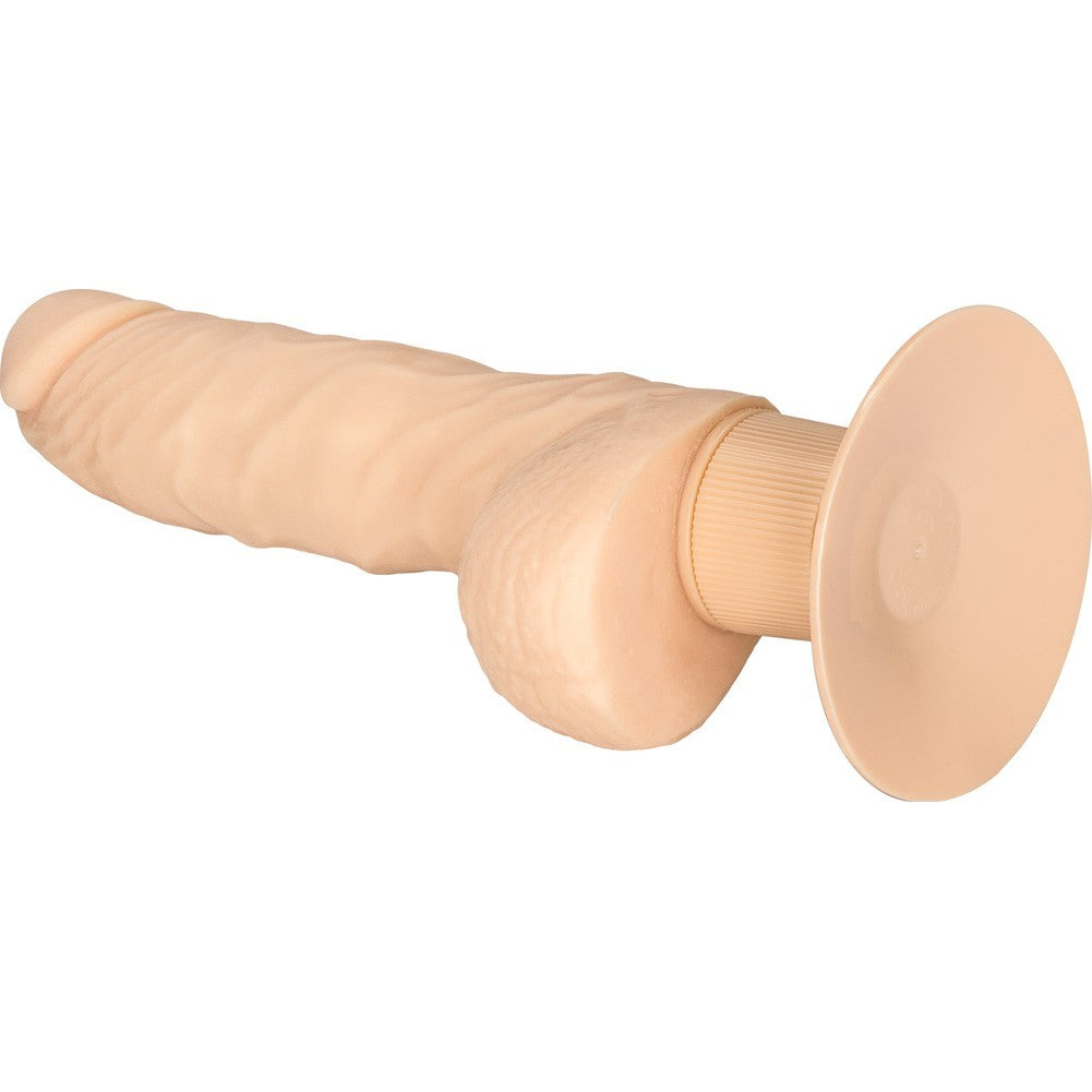 Realistic Brown Shower Stud Waterproof Vibrator - 12.7 cm