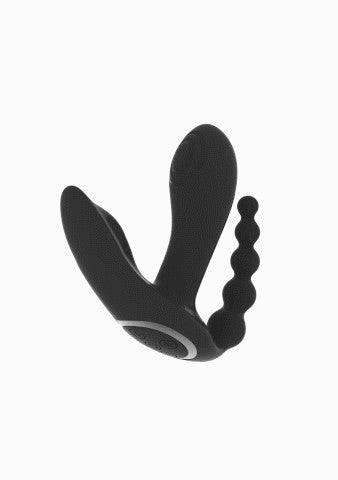 Kata double vaginal anal vibrator - Black