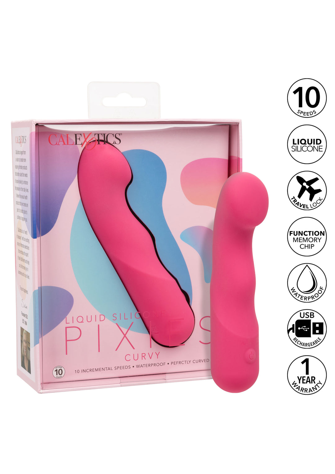 Pixies Curvy silicone vibrator