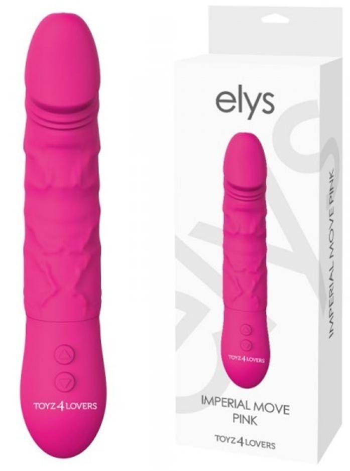 Fuchsia Waterproof Rechargeable Realistic Vibrator - 22.6 cm