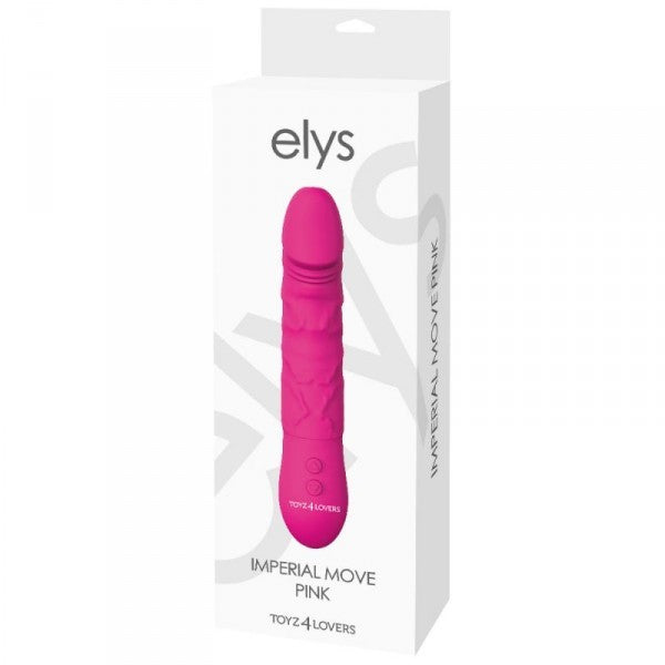 Fuchsia Waterproof Rechargeable Realistic Vibrator - 22.6 cm