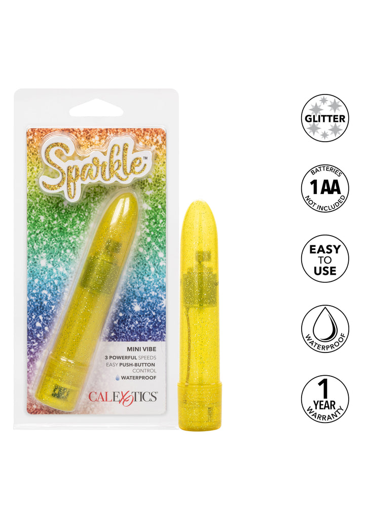 Yellow Sparkle Mini Vibe - 11,5cm