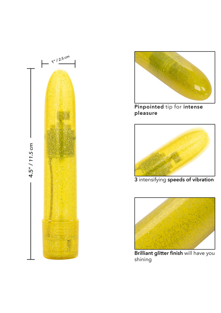 Yellow Sparkle Mini Vibe - 11,5cm
