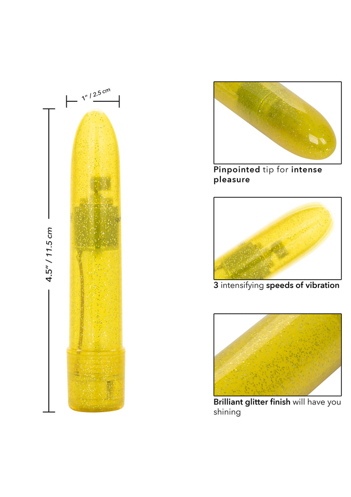 Yellow Sparkle Mini Vibe - 11.5cm