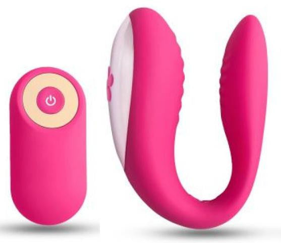 vibrator for couples godo X 2 silicone pink GODO DI +