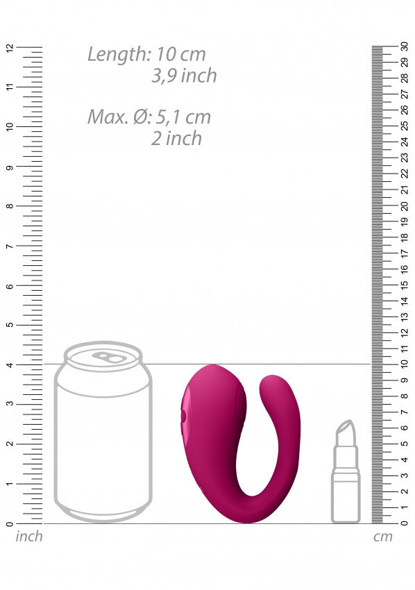 Triple Action Vibator with Clitoral Pulse Wave Pink panty vibrator
