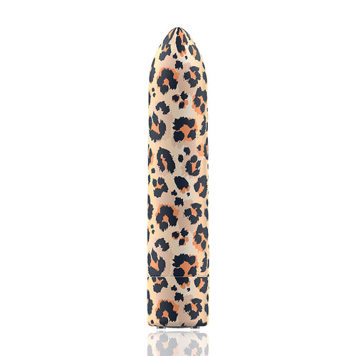 Small vibrator RECHARGEABLE LEOPARD BULLETS 10 INTENSITY