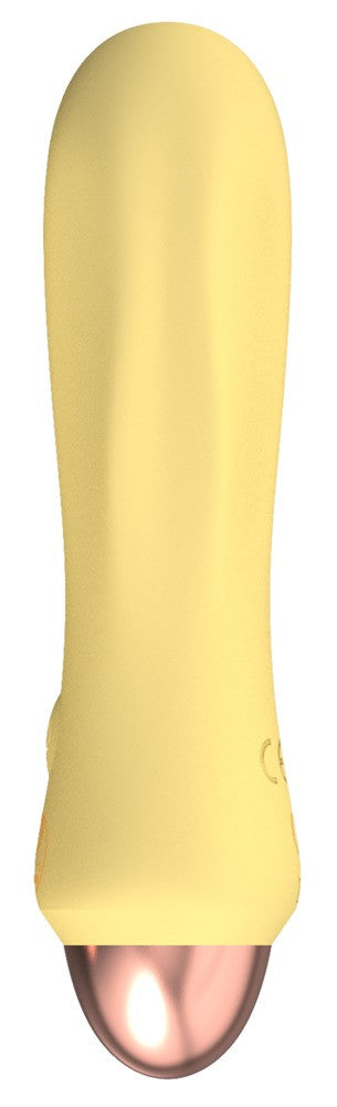 Small vibrator in realistic vaginal silicone Cuties 2.0 Yellow