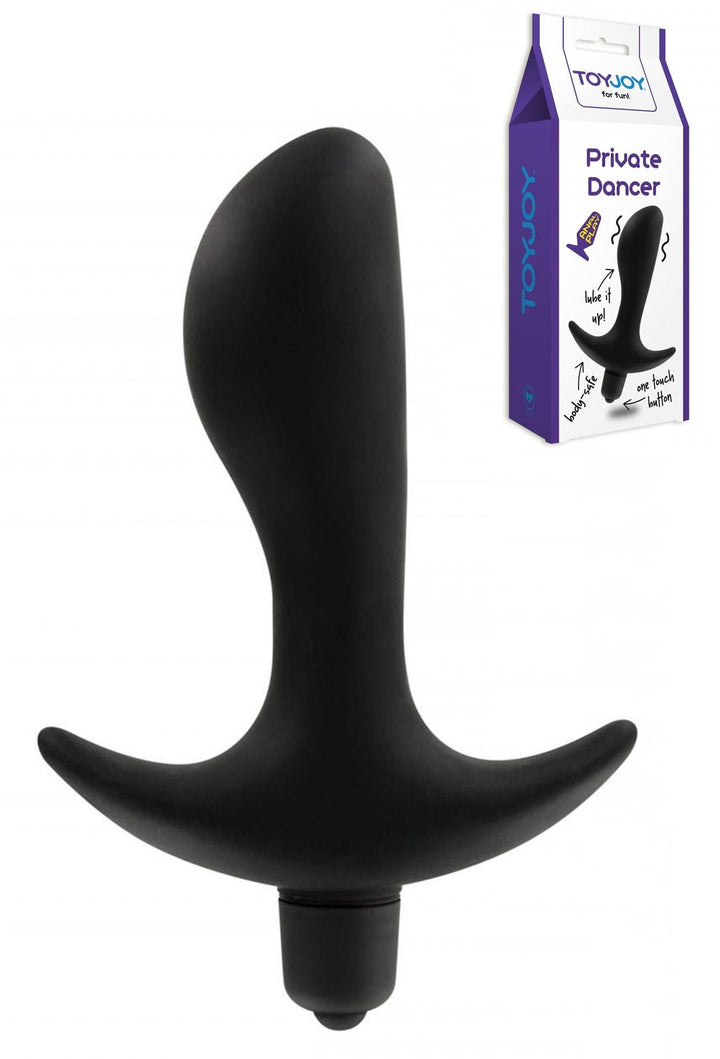 Vibratore plug anale in silicone fallo dildo vibrante nero morbido sex toys black