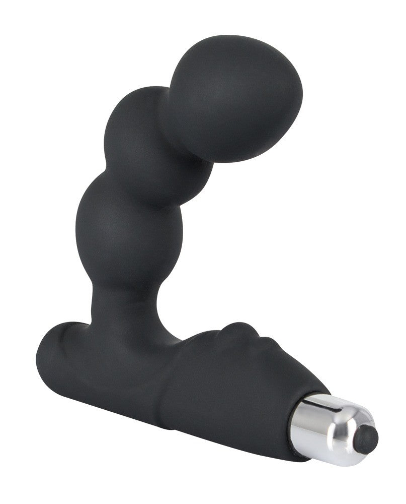 vibratore prostata maschile stimolatore prostatico in silicone nero stimolatore rebel nero
