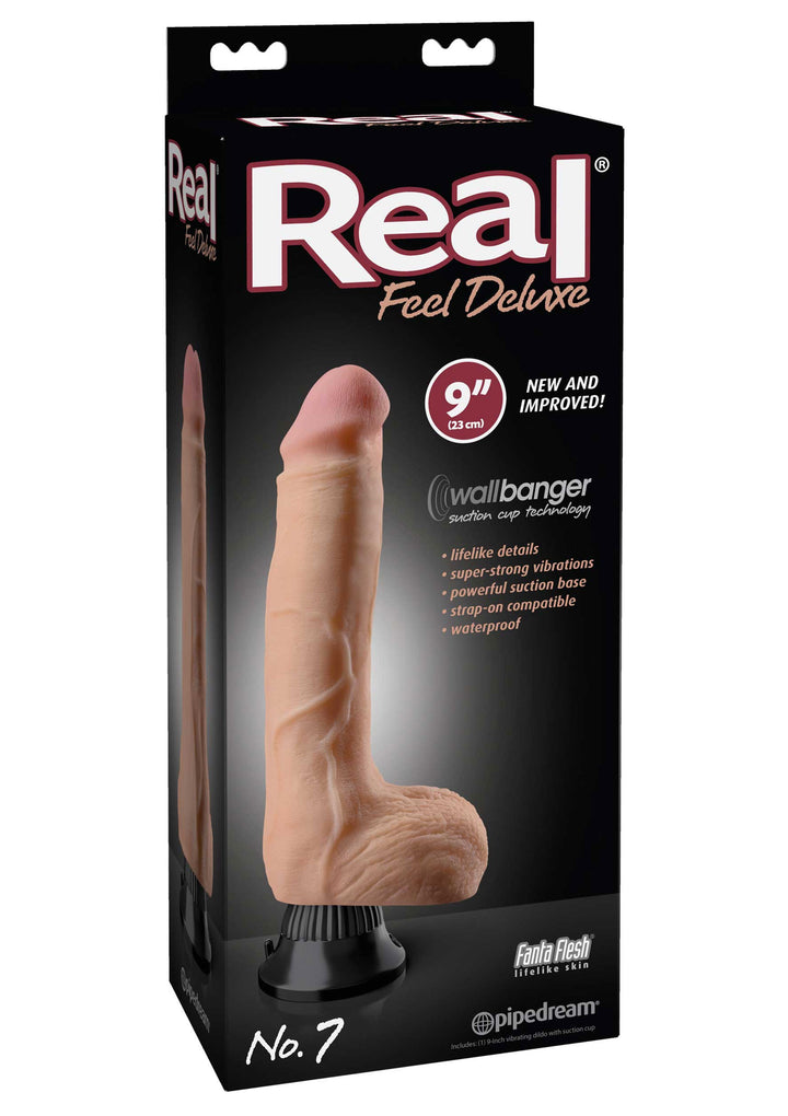 Real Feel Deluxe Light Vibrator - 23 cm