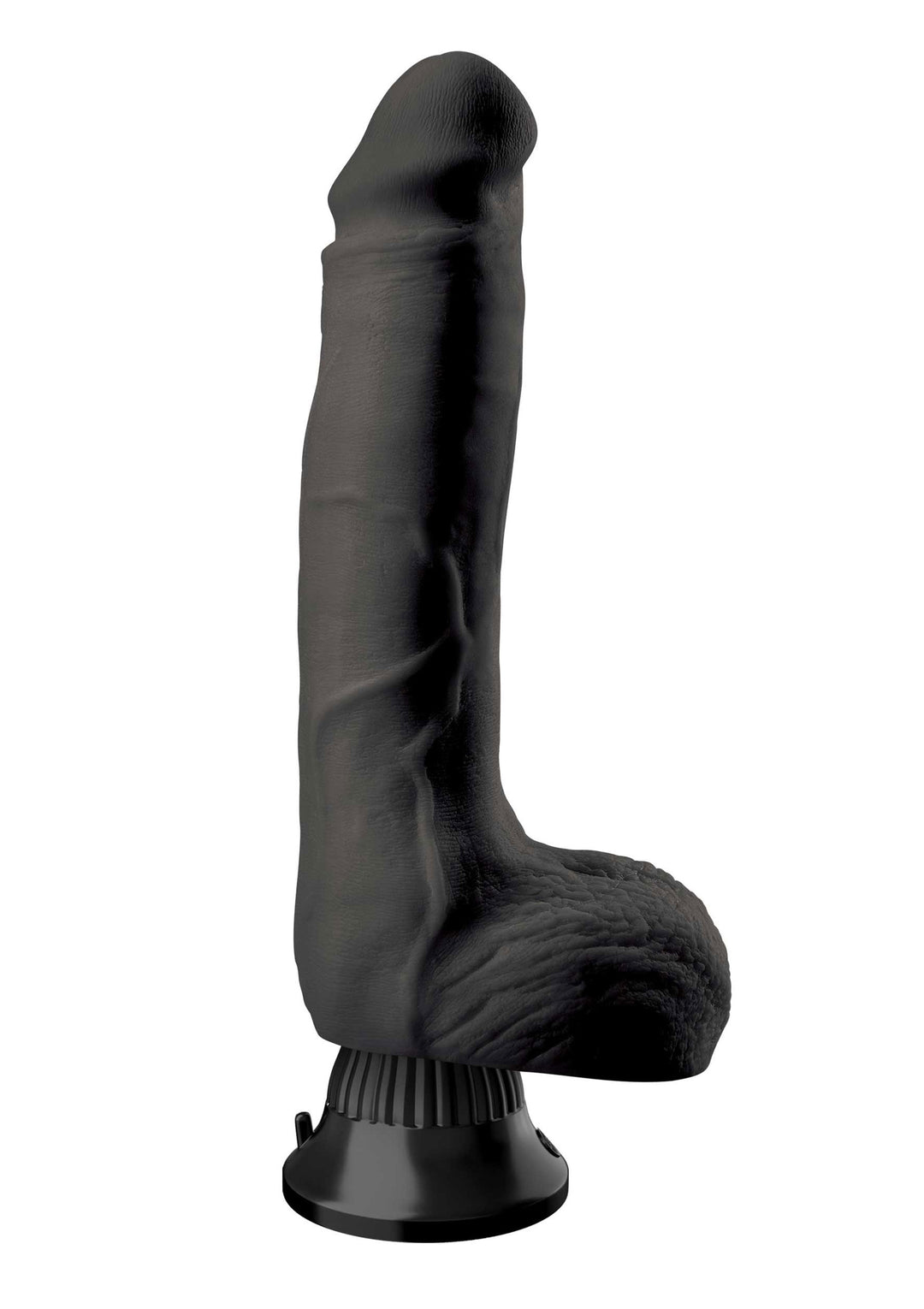 Real Feel Deluxe Vibrator Black - 22 cm