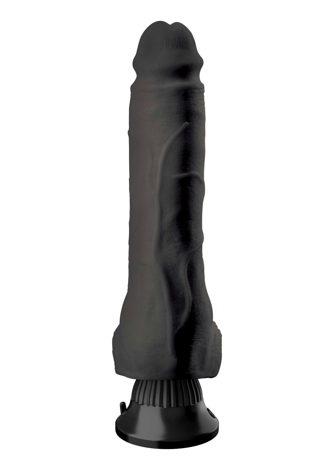 Real Feel Deluxe Vibrator Black - 22 cm