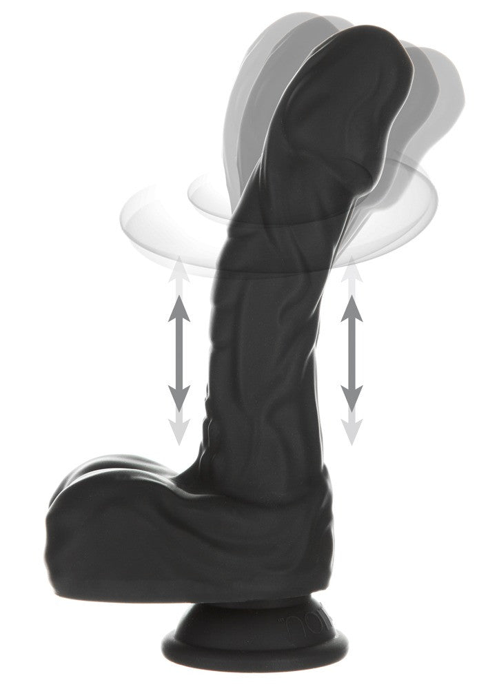 Realistic Vibrator 8.6 Rotating &amp; Thrusting Vibrating Dong