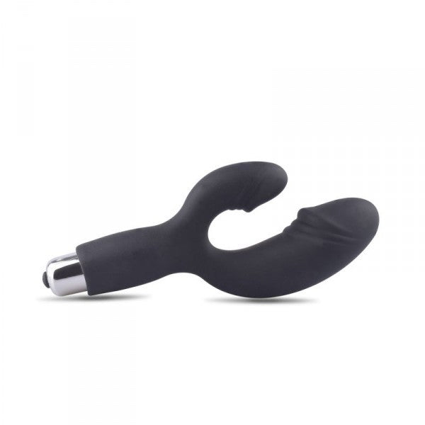 Realistic double black dildo vibrator vaginal vibrating penis for G-spot in silicone