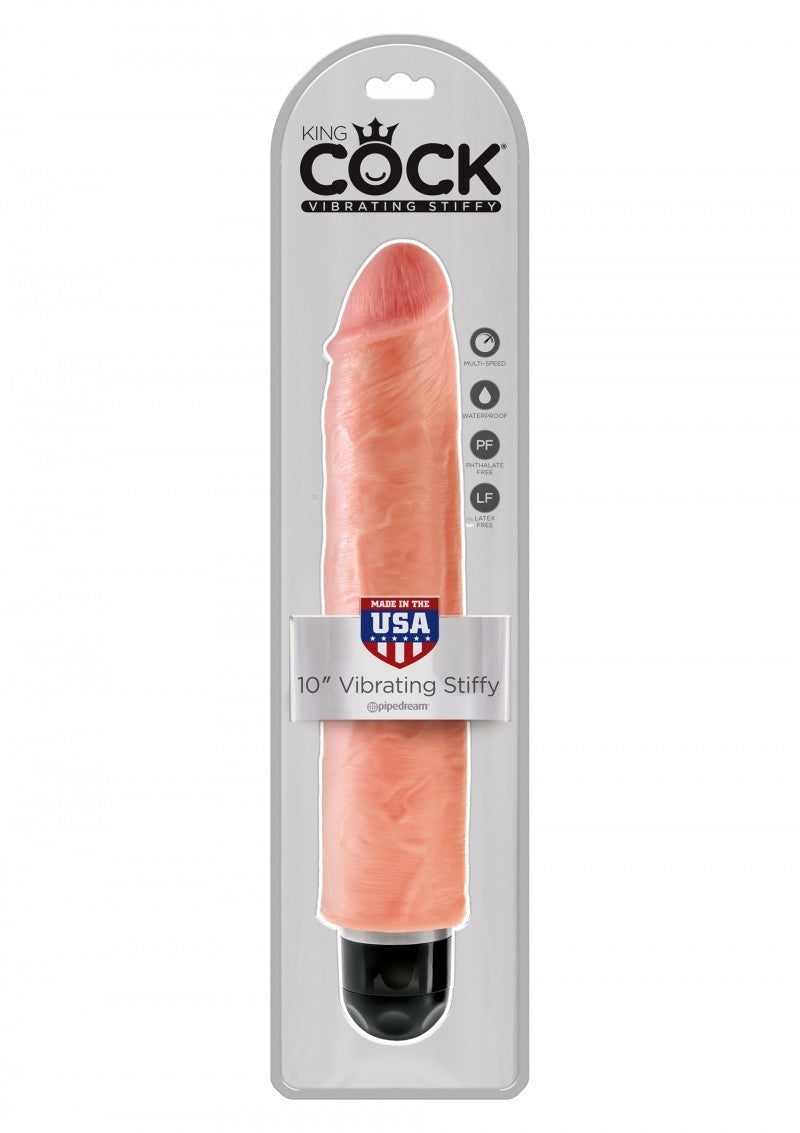 Realistic vibrator maxi large big king cock dildo anal vaginal waterproof 10 flesh