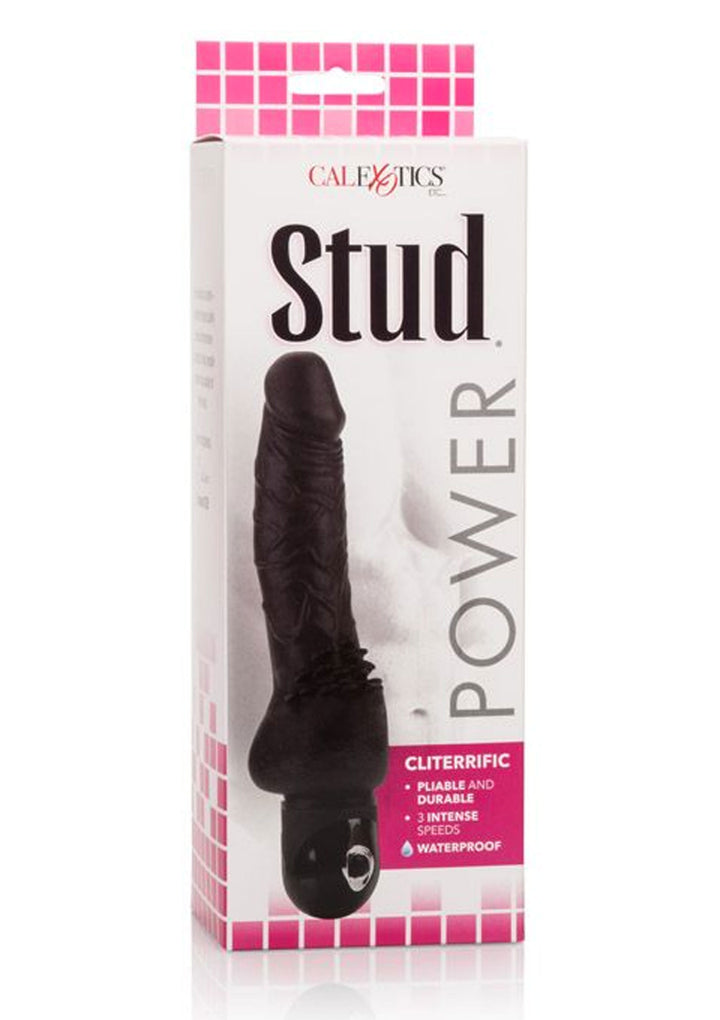 Power Stud Cliterrific Black - 19cm