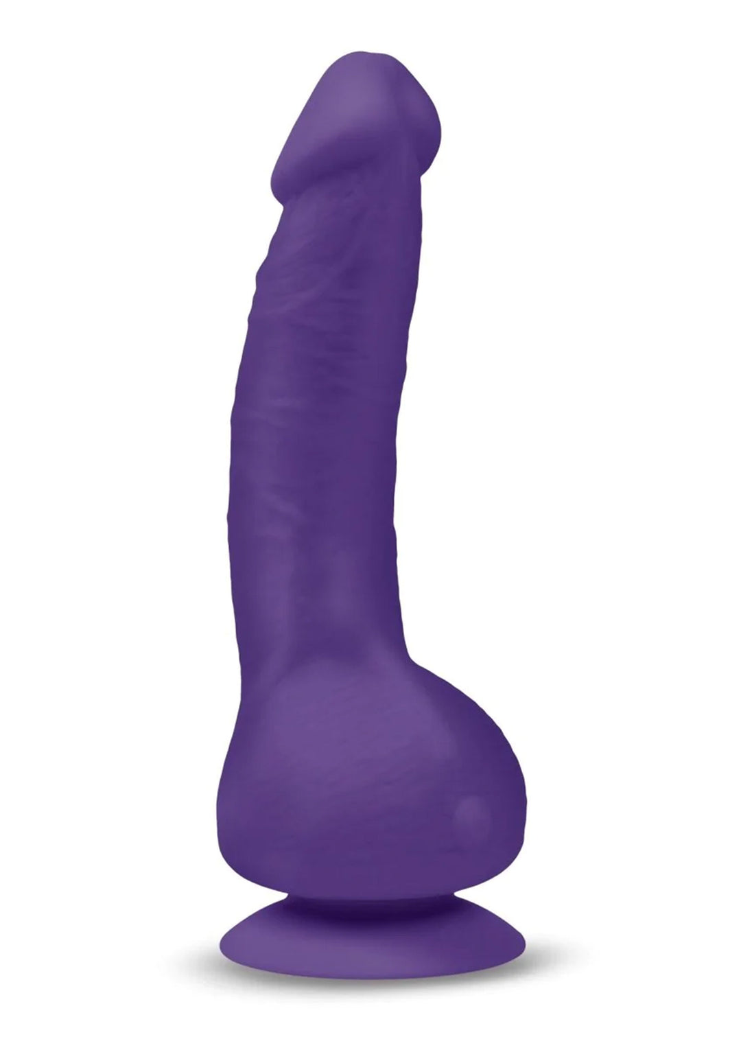 G-Real purple realistic vibrator - 22 cm