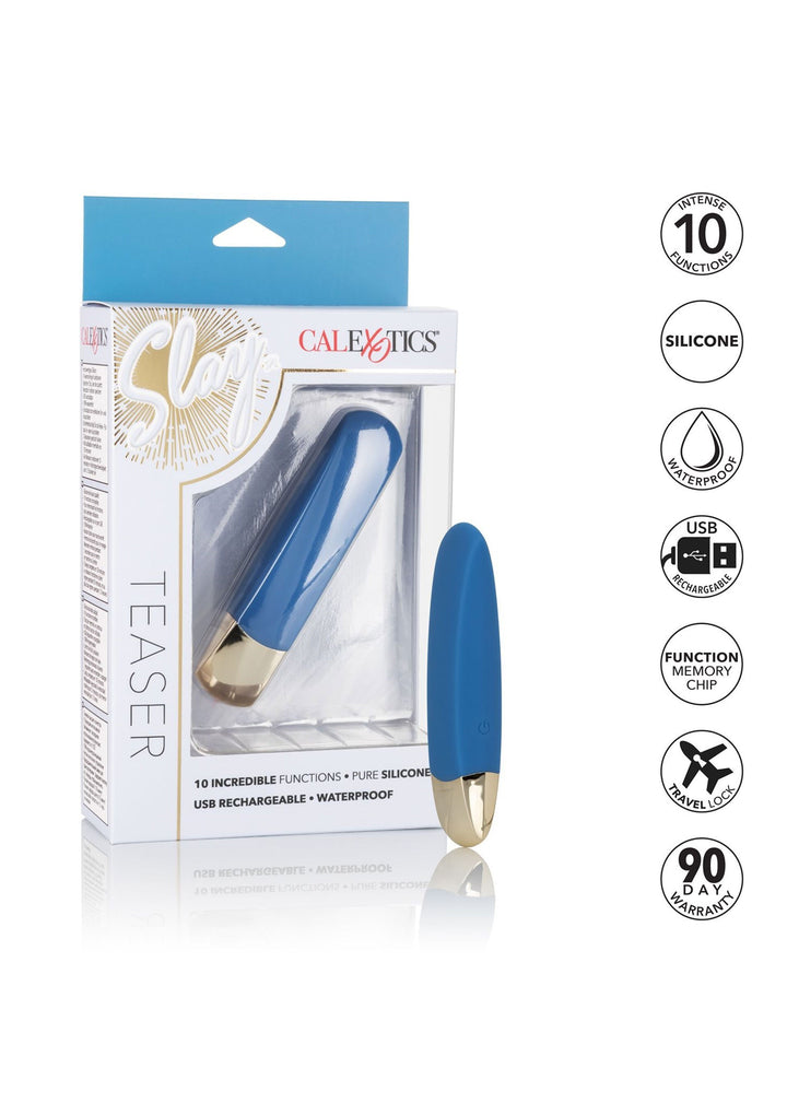 CALEXOTICS Slay Teaser rechargeable silicone vibrator