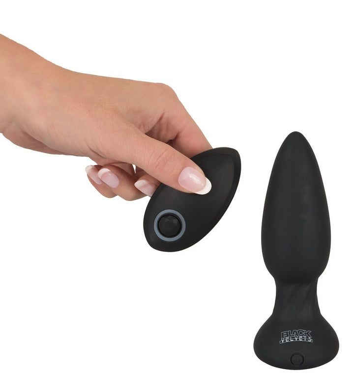 Black Rotating Plug Vibrator