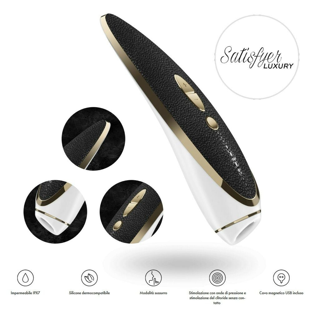 Satisfyer Luxury Haute Couture Clitoral Stimulator Vibrator
