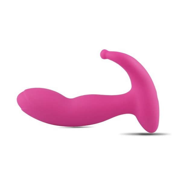 lowe easy silicone vibrating vaginal dildo G-spot and clitoris stimulator vibrator