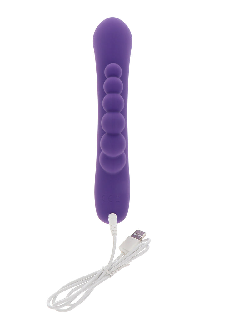 Silicone clitoris anal vaginal stimulator triple vibrator