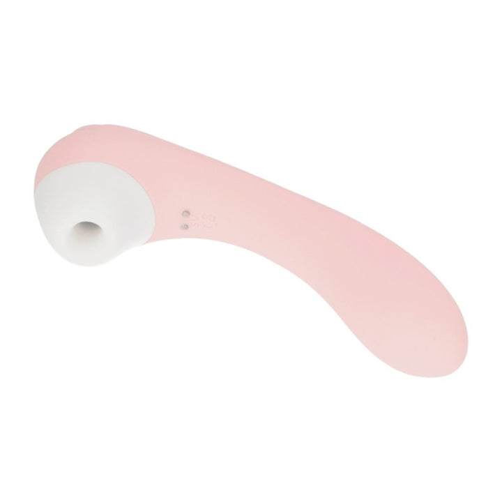 Anal vaginal vibrator with clitoral sucker Clitoral stimulator Pink Obsession