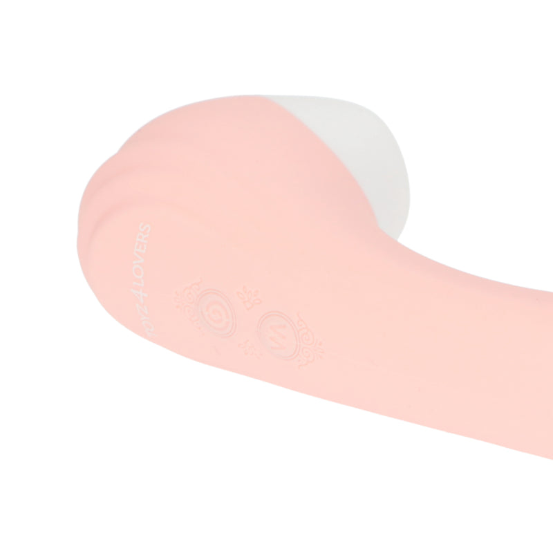 Anal vaginal vibrator with clitoral sucker Clitoral stimulator Pink Obsession