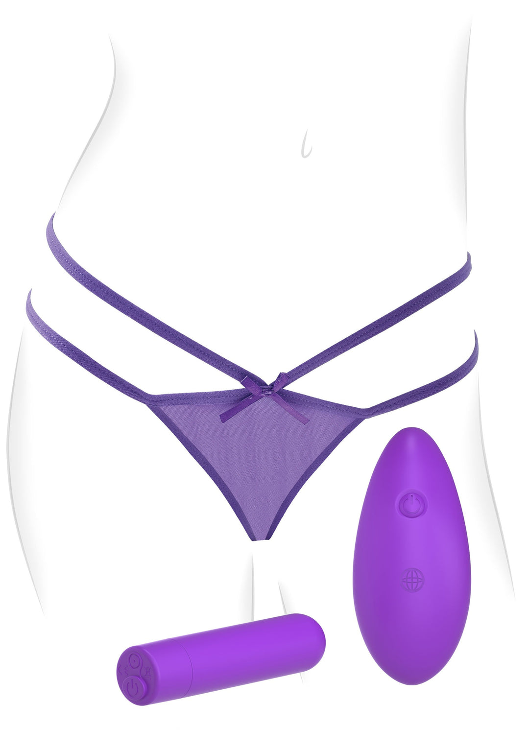 vibratore vaginale con slip Petite Panty Thrill Her