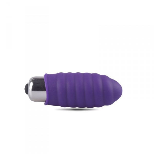 Vaginal vibrator phallus vibrating dildo mini clitoris stimulator in purple silicone